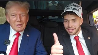 Adin Ross Donald Trump Interview adinross trump [upl. by Ssew]