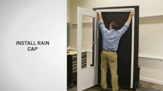 Installing Storm Doors with the 2Hour Easy Installation System  Andersen Windows [upl. by Lapides]