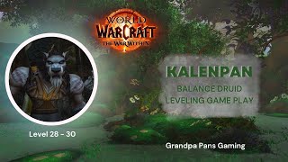 Solo Game Play World of Warcraft  Worgen Druid 28  30 [upl. by Bostow]