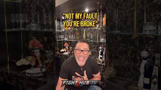 De La Hoya CLOWNS Juan Marquez “ YOU’RE BROKE” [upl. by Odrude]