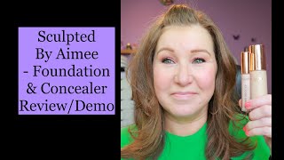 Sculpted By Aimee  Foundation amp Concealer ReviewDemo [upl. by Akilam854]