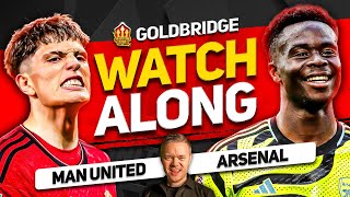 MANCHESTER UNITED vs ARSENAL Live with MARK GOLDBRIDGE [upl. by Teleya315]