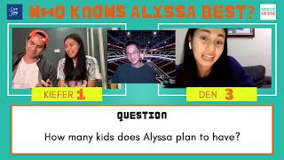 ServeAsOne  Who Knows Alyssa Best KiefLy vs AlyDen  Alyssa Valdez Kiefer Ravena Denden Lazaro [upl. by Holden]