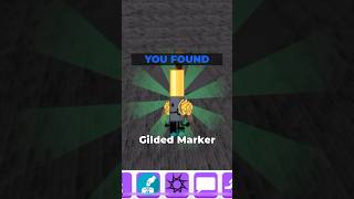 I got gilded marker in find the markers on Roblox findthemarkersroblox [upl. by Hightower]