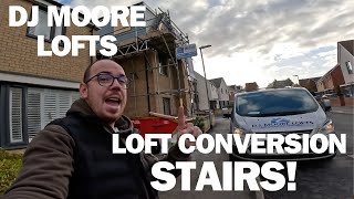 Fitting Stairs In A LOFT CONVERSION [upl. by Launce]