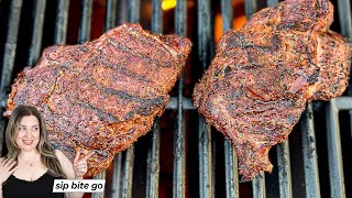 How To Grill Ribeye Steak MediumRare [upl. by Akinom]