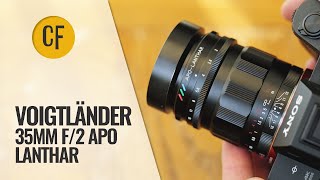 Voigtländer 35mm f2 APO Lanthar  surprising quality Lens review with samples [upl. by Cami]