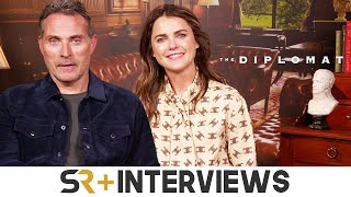 Keri Russell amp Rufus Sewell Talk The Diplomat [upl. by Harday857]