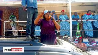 Agnes Kavindu Muthama addresses the public at Ekalakala town durig her campaign [upl. by Wolbrom40]