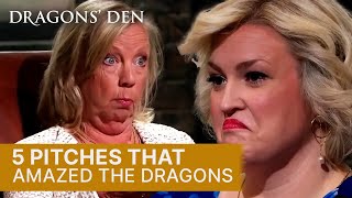 Top 5 Pitches That Have Astounded The Dragons  Vol 1 COMPILATION  Dragons Den [upl. by Cinimmod]