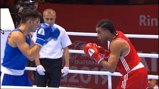 Round of 32 81kg JOSEPHPAMPELLONE Jerome NZL vs EL MOHOR ZIAD BEL AIBA World 2019 [upl. by Erdnoed]