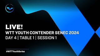 LIVE  T1  Day 4  WTT Youth Contender Senec 2024  Session 1 [upl. by Sankey]