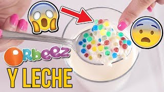 Qué ocurre si metes ORBEEZ en LECHE EXPERIMENTOS CASEROS [upl. by Atem194]