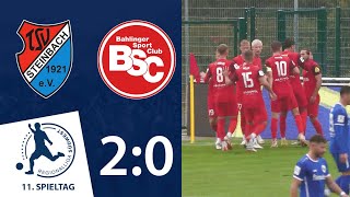 Steinbach auf Aufholjagd  TSV Steinbach Haiger  Bahlinger SC  11 Spieltag RLSW [upl. by Mezoff]