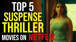 Top 5 Best South Indian Suspense Thriller Movies On Netflix  Aryan Review Movies [upl. by Seeto]