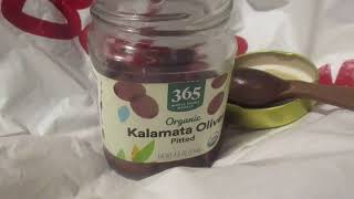 365 Whole Foods Market Organic Kalamata Olives kalamata olives 365 wholefoods 365wholefoods [upl. by Terpstra]