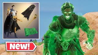 New ASCENDANT MIDAS Skin in Fortnite  Golden King Bundle [upl. by Novikoff]