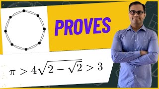 APPROXIMATE π like the ANCIENT GREEKS with an OCTAGON [upl. by Amick]