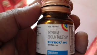 THYROX  100mg tablet  Thyroid की Best दावा  use and side effect full hindi reviews [upl. by Aerdna]