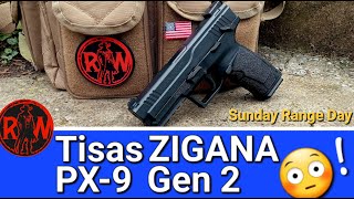 Tisas ZIGANA PX9 Gen 2 Sunday Range Day [upl. by Jarv464]