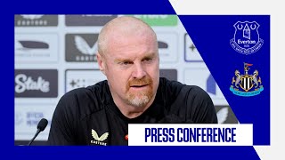 EVERTON V NEWCASTLE UNITED  Sean Dyches press conference  GW7 [upl. by Aksehcnarf]