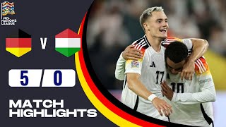 Deutschland Ungarn  50  Zusammenfassung  Nations League 202425  germany vs hungary [upl. by Yatnoj]