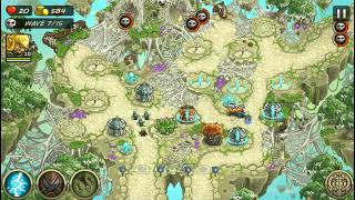 Kingdom Rush Origins  Mactans Retreat Complete Walkthrough [upl. by Alleinnad]