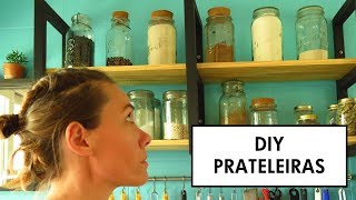 DIY das Prateleiras da nossa cozinha [upl. by Assirram]