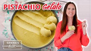 Easy Pistachio Gelato Recipe of Your Dreams 🍨 [upl. by Cleland]