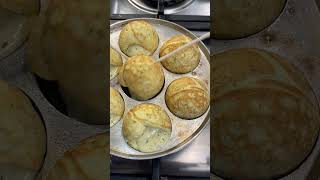 Æbleskiver food cooking onion caviar foodie [upl. by Anidualc]