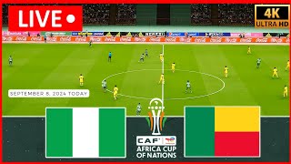 Live  Nigeria vs Benin  African Cup of Nations 2025 Qualifiers  Match Live Stream Score Gameplay [upl. by Gibert]