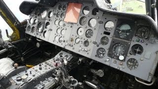 Westland Wessex helicopter cockpit [upl. by Ynaffit]