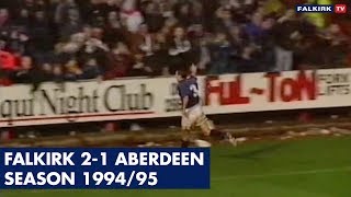 Falkirk 21 Aberdeen  199495 [upl. by Baerman]