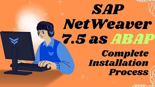 SAP NetWeaver 75 as ABAP Complete Installation process TiwariTechTV  SAP as ABAP step by step [upl. by Nylecyoj]