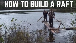 HOW TO MAKE A SURVIVAL RAFT [upl. by Nylyrehc185]