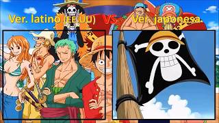 Opening VS 1 Versión latino VS versión japonesa [upl. by Ardnuaek]