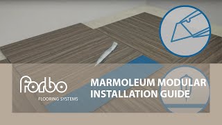 Marmoleum Modular  Installation guide  Forbo Flooring Systems [upl. by Errised]