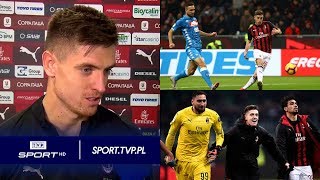 Krzysztof Piątek po meczu AC Milan – Napoli ciężko pracuję i jestem gotowy na wyzwania [upl. by Dian325]