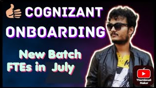 COGNIZANT Onboarding Update  New FTE Batches in July [upl. by Atonsah787]