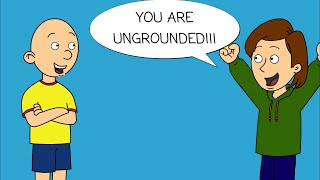 Caillou Gets UNGROUNDED Season 1 [upl. by Oinesra528]