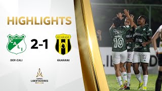 RESUMEN  DEPORTIVO CALI COL VS GUARANÍ PAR 21  CONMEBOL LIBERTADORESFEM 2024 [upl. by Pooley]