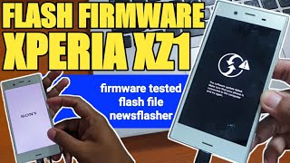 Cara Flash Firmware Sony Xperia XZ1 701SO Fix Bootloop All error software [upl. by Nahgem]