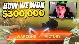 HOW WE WON THE BIGGEST WARZONE TOURNAMENT EVER 300000 Warzone Tournament [upl. by Simson]