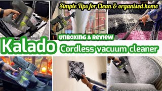 Kalado KCV01 cordless Vacuum Cleaner Full Review with Cleaning Tips  Simple Vacuum Cleaning Tips [upl. by Atteniuq896]