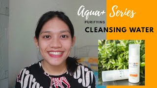 REVIEW JUJUR AQUA PLUS SERIES CLEANSING WATER  AQUA PLUS SERIES PURIFYING CLEANSING WATER REVIEW [upl. by Kraus]