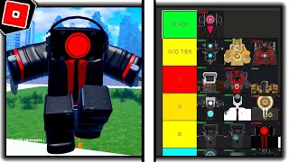 The ULTIMATE TIER LIST of ALL MORPHS in ST BLOCKADE BATTLEFRONT  Roblox [upl. by Asiaj660]