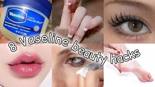 8 Vaseline beauty hacks  petroleum jelly [upl. by Ailet]