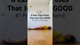 Yoga For Complete Beginners 😌 Morning Yoga Movement ☀️ Passive Backbend [upl. by Sidnarb]