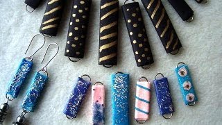 PAPER BEADS from paper clips how to diy jewelry making recycling [upl. by Aiceled]