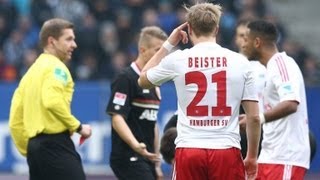 Nach bösem Tritt Hamburgs Beister für fünf Spiele gesperrt [upl. by Aileek]